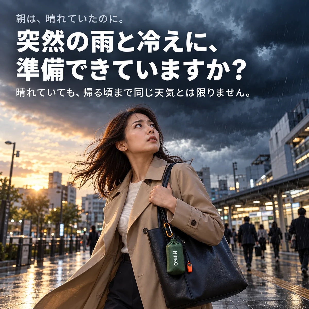 突然の雨と冷えに、準備できていますか？